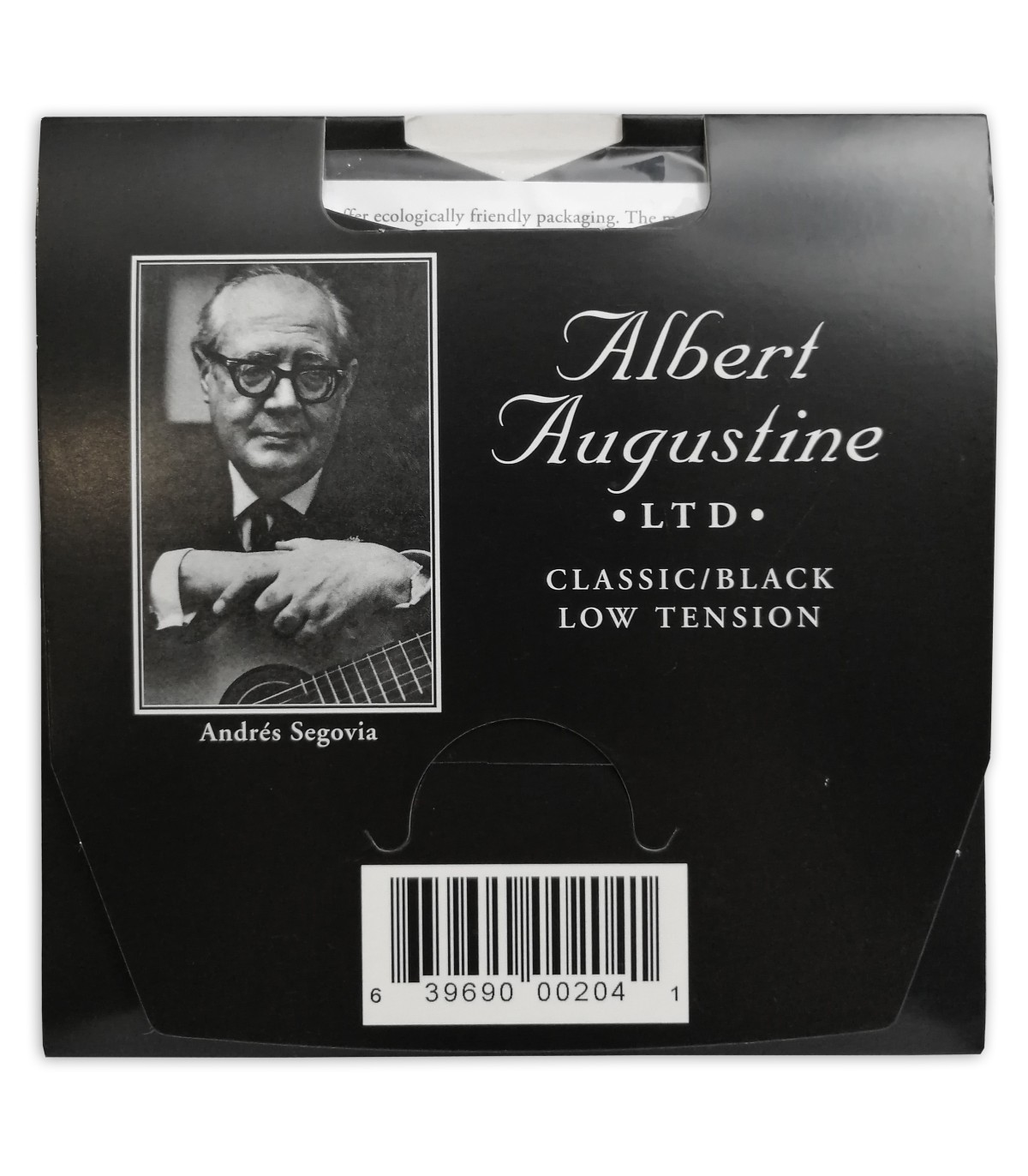 Augustine Classic Black Gt Clássica, Jogo cordas