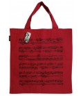 Bag Agifty B3043 Music Score Red