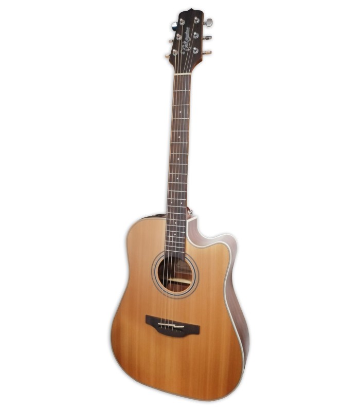 Electroacoustic guitar Takamine model GD20CE NS CW Dreadnought with natural finish