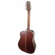 Mahogany back and sides of the electroacoustic guitar Takamine model GD20CE NS CW