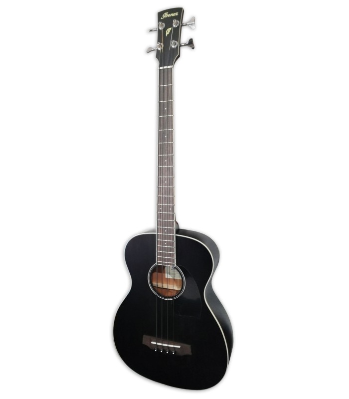 Guitarra baixo eletroacústico Ibanez modelo PCBE14MH WK com acabamento Weathered Black