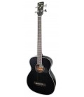 Guitarra baixo eletroacústico Ibanez modelo PCBE14MH WK com acabamento Weathered Black