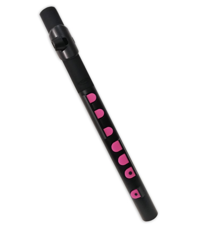 Flauta Nuvo Toot modelo N 430TBPK en color negro y rosa