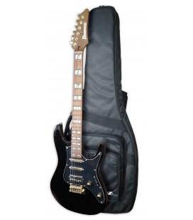 Guitarra eléctrica Ibanez modelo THBB10 Tim Henson con funda