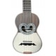 Half tops of the Artimúsica cavaquinho model CV43C Half Deluxe with ray fish soundhole