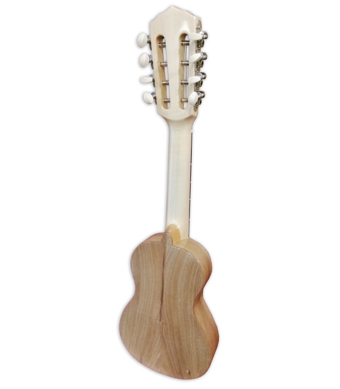 Back and sides of the Artimúsica cavaquinho model CV41C Simple with 8 strings