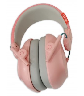 Protector auditivo Alpine modelo Muffy rosa para criança