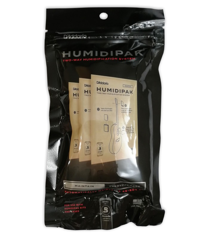 Embalaje con 3 paquetes del sistema de control de humedad DAddario PW-HPK-01 Auto