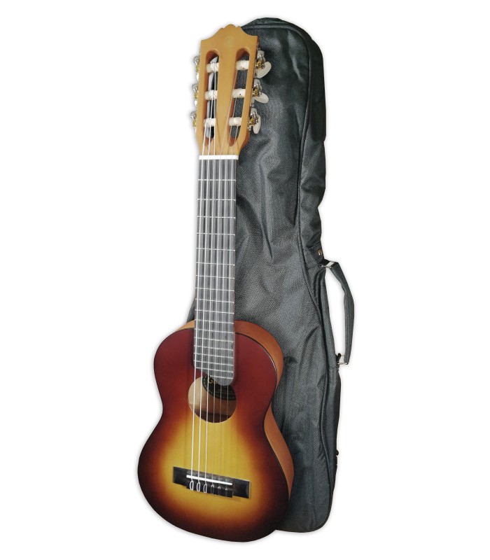 Guitalele Yamaha modelo GL1 TBS Tobacco Sunburst con funda