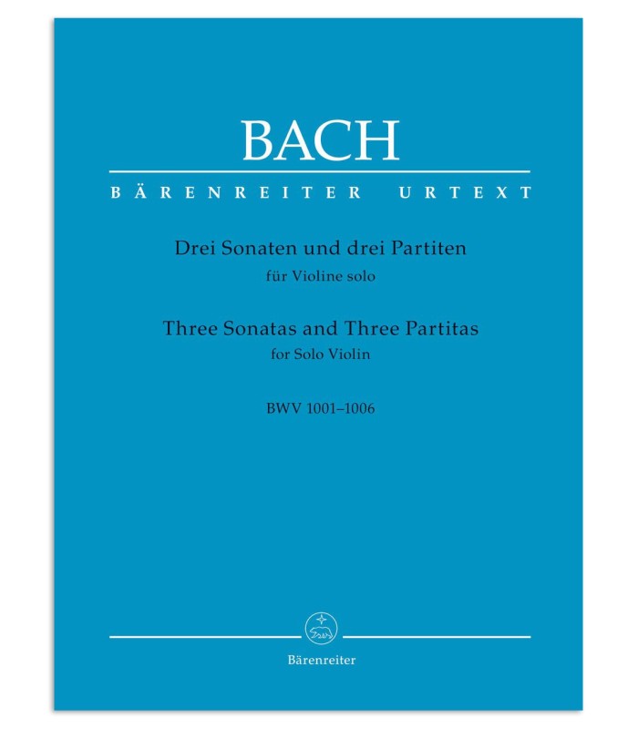 Capa do livro Bach Sonatas e Partitas BWV 1001 1006 para violino