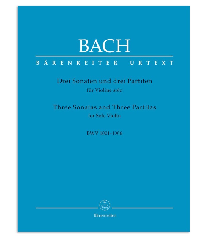 Capa do livro Bach Sonatas e Partitas BWV 1001 1006 para violino