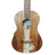 Koa top of the ukulele APC model BC Baritone Classic with preamp