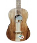 Tampo em koa do ukulele APC modelo BC Barítono Clássico com preamp