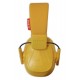 Detail of the hearing protector Alpine model Muffy yellow for children
