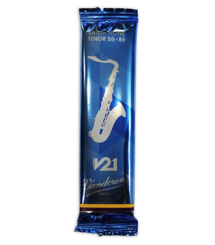 Embalagem da palheta Vandoren modelo SR823 V21 nº 3 para saxofone tenor