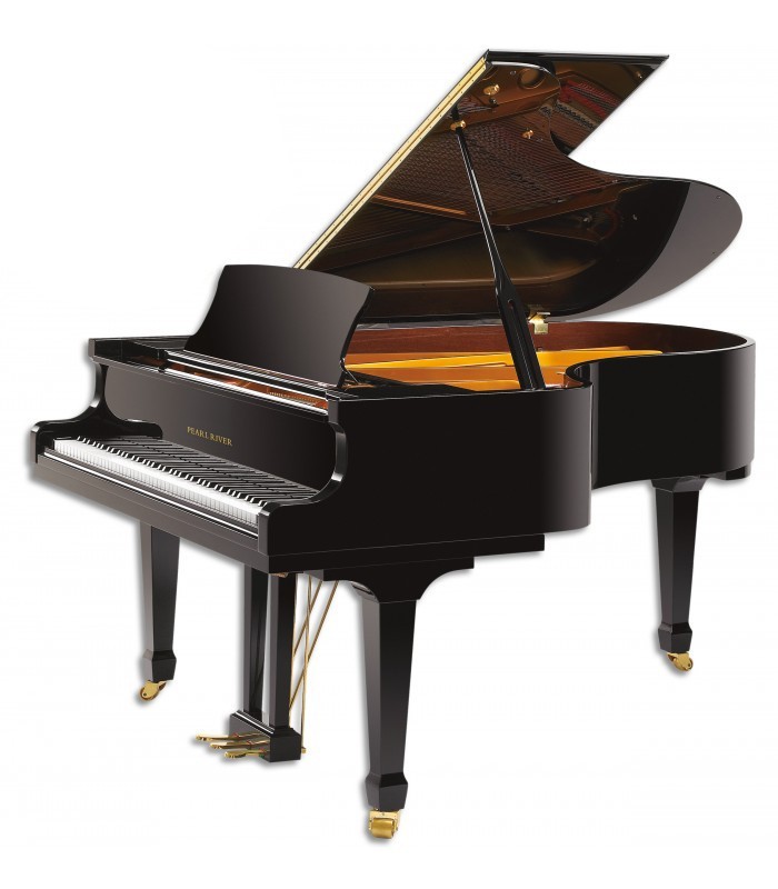 Piano Pearl River modelo GP188A PE com acabamento preto polido