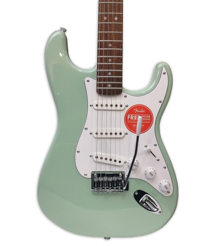 Cuerpo y pastillas de la guitarra eléctrica Fender Squier modelo Affinity Stratocaster FSR IL