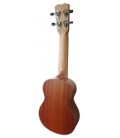 Mahogany back and sides of the soprano ukulele Cordoba model Bia Disney