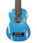 Tampo com ilustração Nuvens e Pássaros do ukulele soprano Cordoba modelo Bia Disney