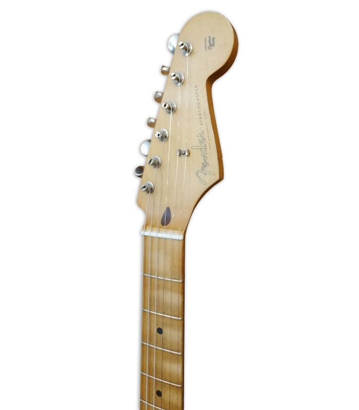 Cabeza de la guitarra eléctrica Fender modelo Vintera 50S Strat HSS MN Limited Edition Sonic Blue