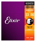 Jogo de Cordas Elixir 16102 para Guitarra Acústica Phosphor Bronze Medium 013