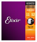 Jogo Cordas Elixir 16027 Guitarra Acústica Phosphor Bronze Custom Light