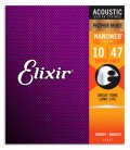Jogo Cordas Elixir 16002 Guitarra Acústica Phosphor Bronze Extra Light