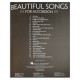 Índice do livro Beautiful Songs for Accordion HL