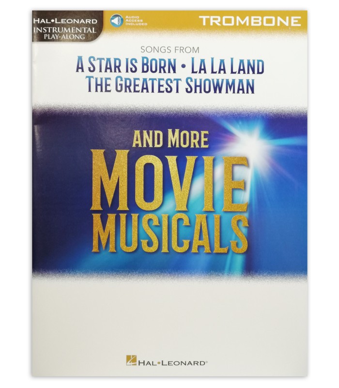 Cover of the Songs from A Star Is Born La La Land The Greatest Showman for Trombone HL book
