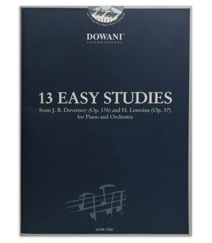 Capa do livro 13 Easy Studies Duvernoy OP176 Lemoine OP 37 for Piano and Orchestra