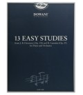 Capa do livro 13 Easy Studies Duvernoy OP176 Lemoine OP 37 for Piano and Orchestra