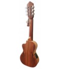 Koa back and sides of the guitalele APC model GT CW Traditional