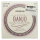 Portada del embalaje del juego de cuerdas DAddario modelo EJ57 para banjo de 5 cuerdas