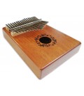 Detalhe do corpo da kalimba Gewa modelo F835540 acabamento natural