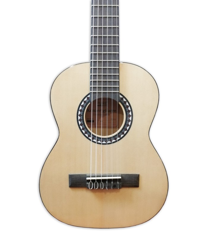 Spruce top of the classical guitar Gewa model PS510310 1/4 with high gloss natural color finish