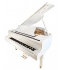 Piano de Cauda Ritmüller RS150 WH Superior Line Grand 3 Pedais Branco Polido