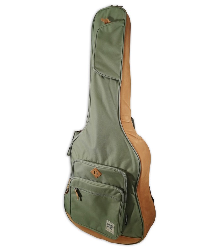 Funda Ibanez modelo IAB541 MGN Powerpad 15 mm en color verde para guitarra folk