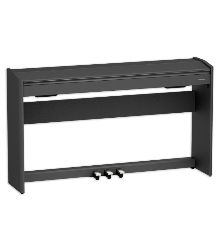 Piano digital Roland modelo F107 BKX con la tapa del teclado cerrada