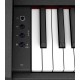 Detalhe dos controlos do piano digital Roland modelo F107 BKX