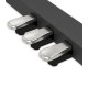 3 pedais do piano digital Roland modelo F107 BKX