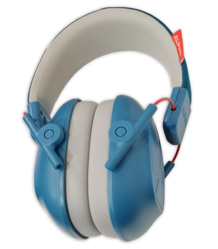 Protector auditivo Alpine modelo Muffy en color azul para niños