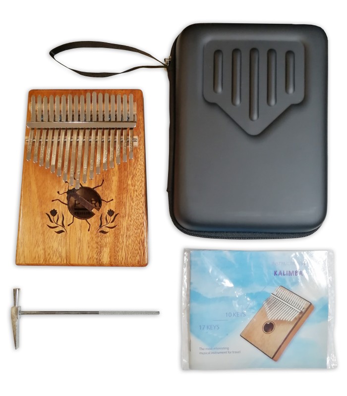 Kalimba Gewa model F835550 and accessories