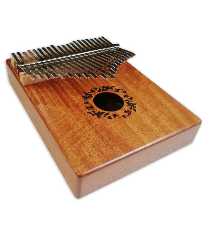 Detalle del cuerpo de la kalimba Gewa modelo F835542