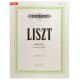 Capa do livro Peters Franz Liszt Sonata em Si menor 