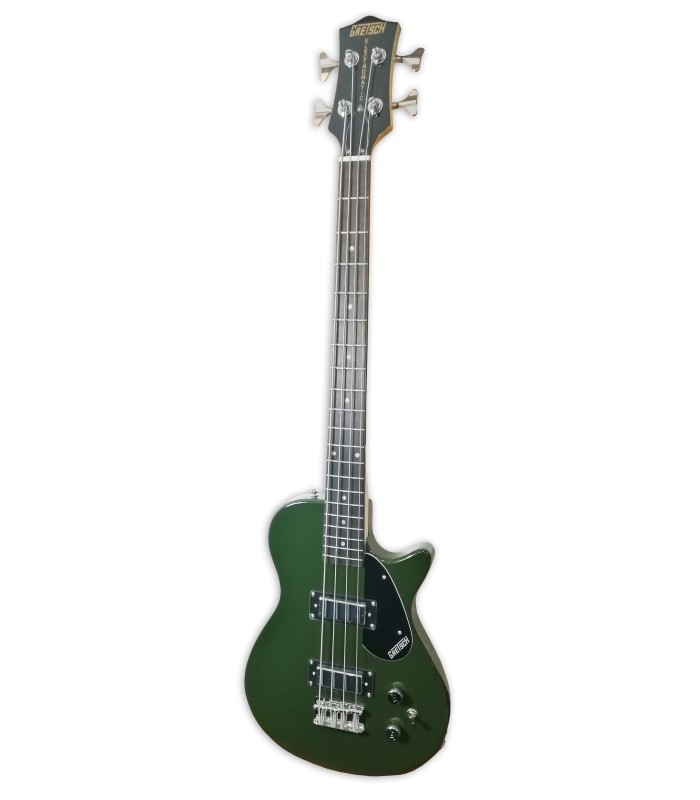 Guitarra bajo Gretsch model G2220 Electromatic Jr Jet Bass II en color Torino Green
