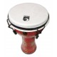 Detalhe da pele do djembe Toca Percussion modelo TF2DM-9T Freestyle II
