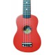 Top of the soprano ukulele Laka model VUS5RD