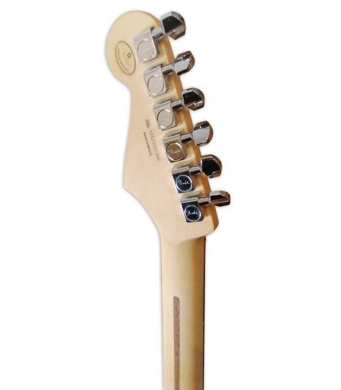 Carrilhão da guitarra elétrica Fender modelo Player Strat PF Aged Natural