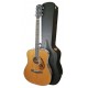 Guitarra electroacústica Fender modelo Paramount PD 220E Dreadnought Natural con estuche