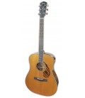 Electroacoustic guitar Fender modelo Paramount PD 220E Dreadnought with natural finish